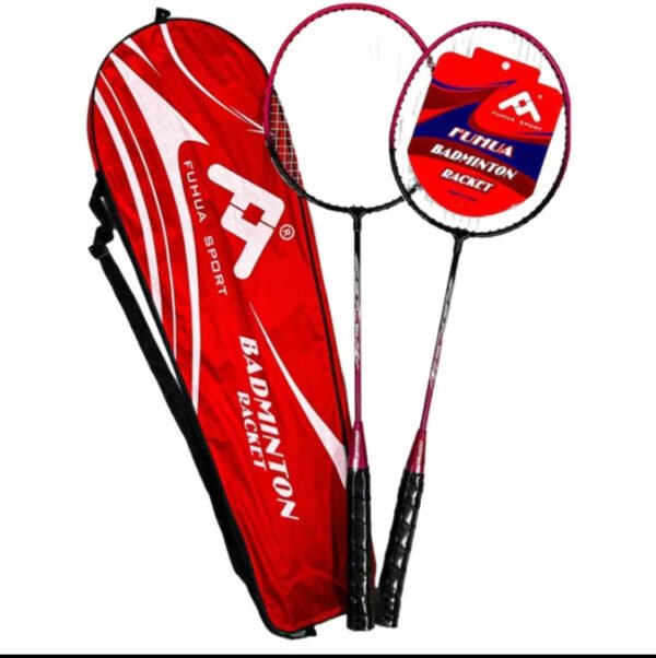 ไม้แบดมินตัน 2 ไม้ พร้อมกระเป๋า (คละ สี) FUHUA Sport Badminton กีฬา ออกกำลังกาย