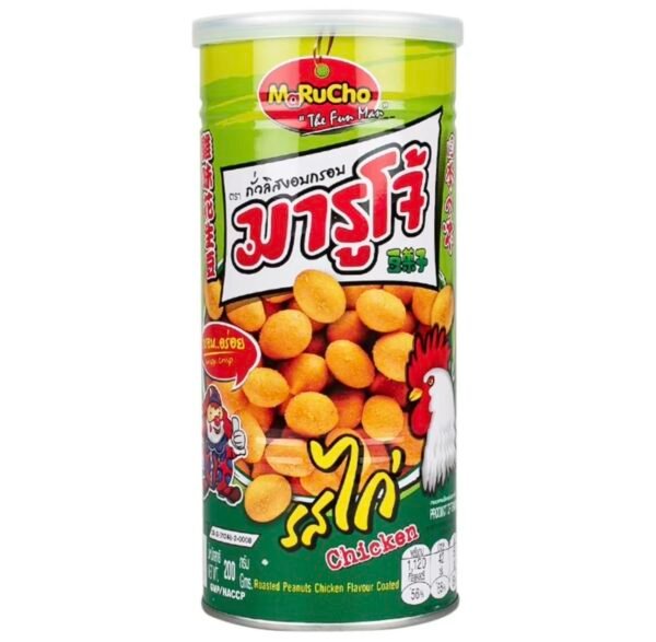 มารูโจ้ ถั่วเคลือบรสไก่ ขนาด 200 กรัม จำนวน 3 กระป๋อง