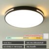 FITHERO ไฟเพดานบ้าน LDE ปรับได้3สี 50CM-ทรงกลม มีรีโมท