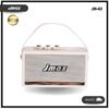JMAX ลําโพงบลูทูธเชื่อมต่อได้2ตัวพร้อมสายหิ้ว 5W2ดอก รุ่นJM-4D สีขาว