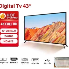 ทีวี Digiital TV 4K UHD HDR+ TV HDMI/VGA/DP มาตราฐานเลขที่ มอก.1-2563 / Digiital TV ทีวี 43นิ้ว
