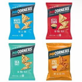 Popcorners Corn Snack Chips 1oz Bag - 4 รสชาติ (1 ออเดอร์ / 2 แพ็ค)