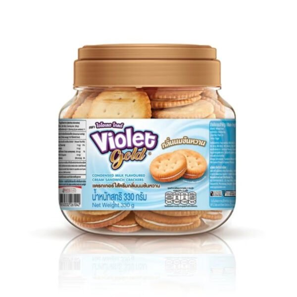 Violet gold ไวโอเลต โกลด์ แครกเกอร์ 330-380 กรัม (1 ออเดอร์ / 4 กล่อง) ส่งฟรี - Image 3