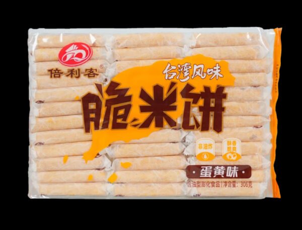 ขนมเค้กข้าวไต้หวัน หวานหอม อร่อย เนื้อกรอบฟู ขนมทานเล่น ได้ 36 ชิ้น (ขนาด 306 กรัม / แพ็ค) (1 ออเดอร์ / 4 แพ็ค) ส่งฟรี - Image 2