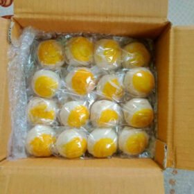 ขนมเปี๊ยะกุหลาบขาวใส้ถั่ว 50 ชิ้น (ราคาส่ง) ยกลัง ส่งฟรี