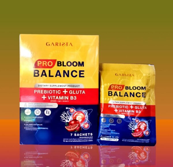 GARISTA BOOM BALANCE พรีไบโอติก กลูต้าไธโอน ขนาด 105 กรัม จำนวน 2 กล่อง