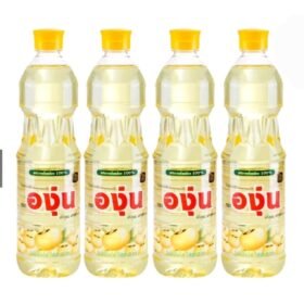 องุ่น น้ำมันพืช น้ำมันถั่วเหลือง ขนาด 1 ลิตร จำนวน 4 ขวด